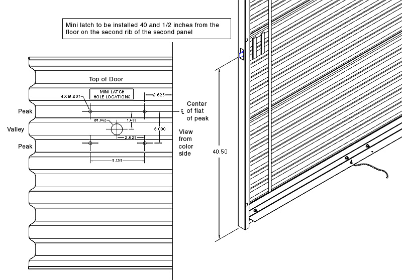 Roll Up Doors Direct Installation Guide, Roll Up Garage Door Parts